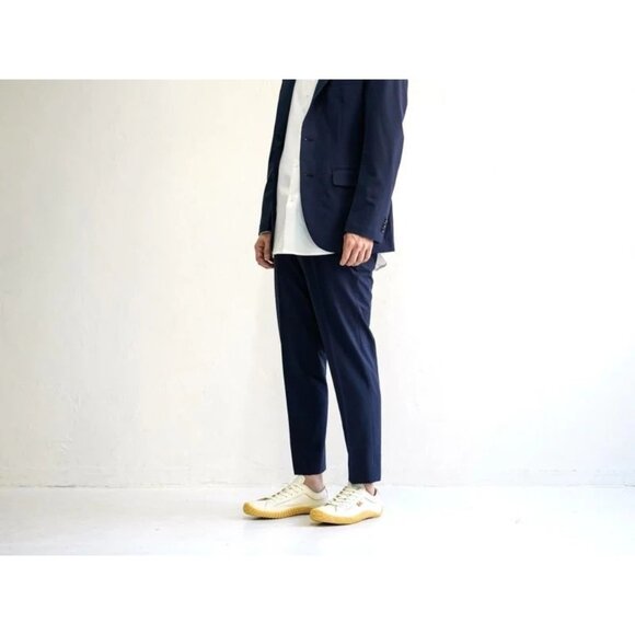 Luxury Spingle Move Mens Low-Top Sneakers Size SS White Leather Japan U10661 - Picture 2 of 12